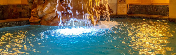 Grotto water lighting