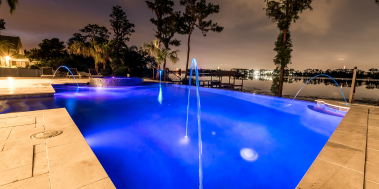 Pool Builder in Windermere making pool automation turn on fountains