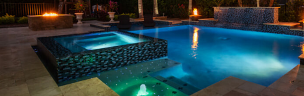 LEDs in a hot tub