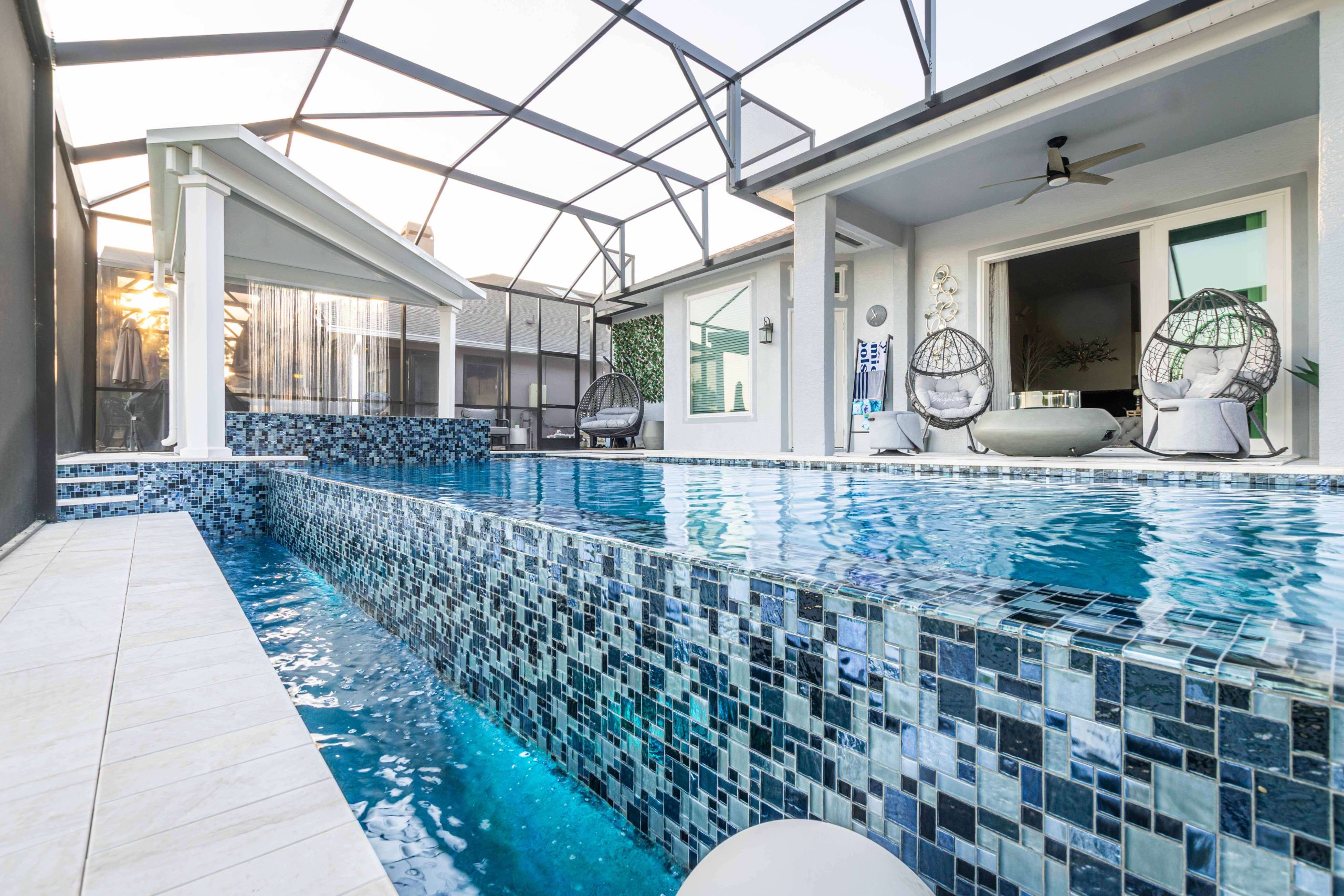 Gorgeous Pool waterfall scene